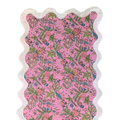 The Giselle: Pink + Green Floral Table Linen - 124" x 20" Runner