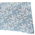 The Persephone: Cerulean Blue + White Floral Rectangle Table Linen
