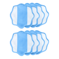 The Alice Blue and White Striped Cocktail Napkin (Set of 8)