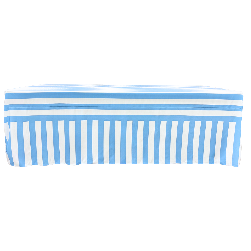 The Alice Blue Striped Table Linen