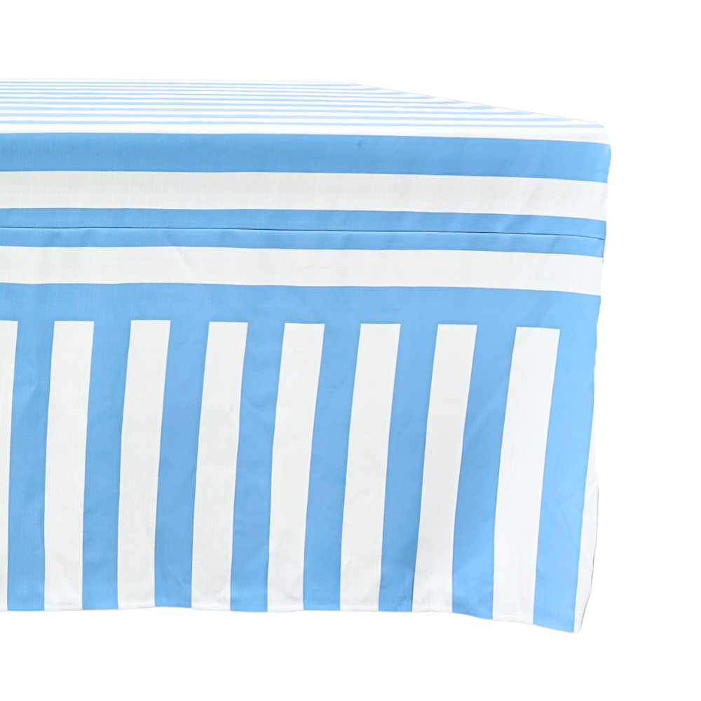 The Alice Blue Striped Table Linen