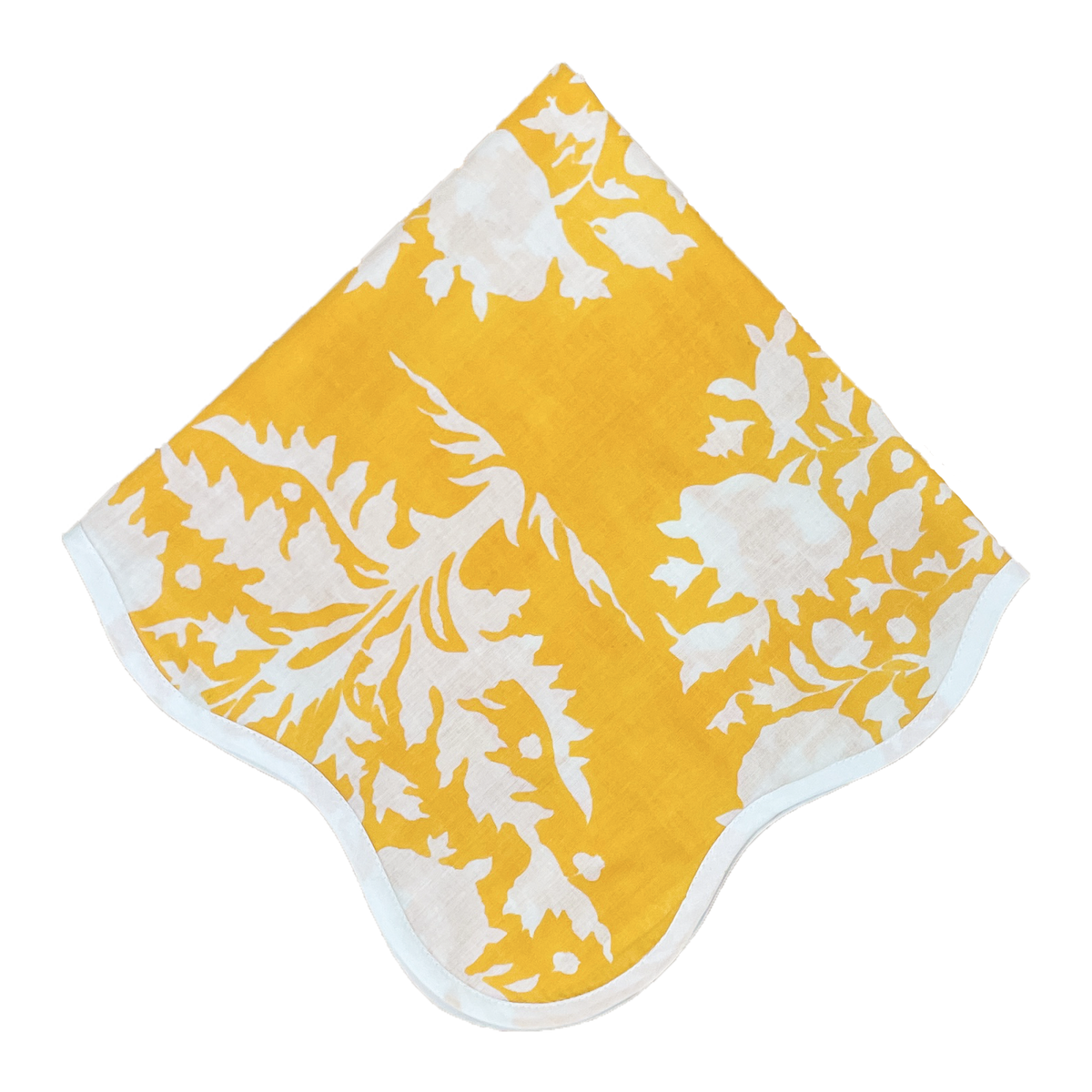 The Canary: Yellow + White Floral Table Linen Set of 10