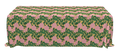 pink and gold floral tablecloth