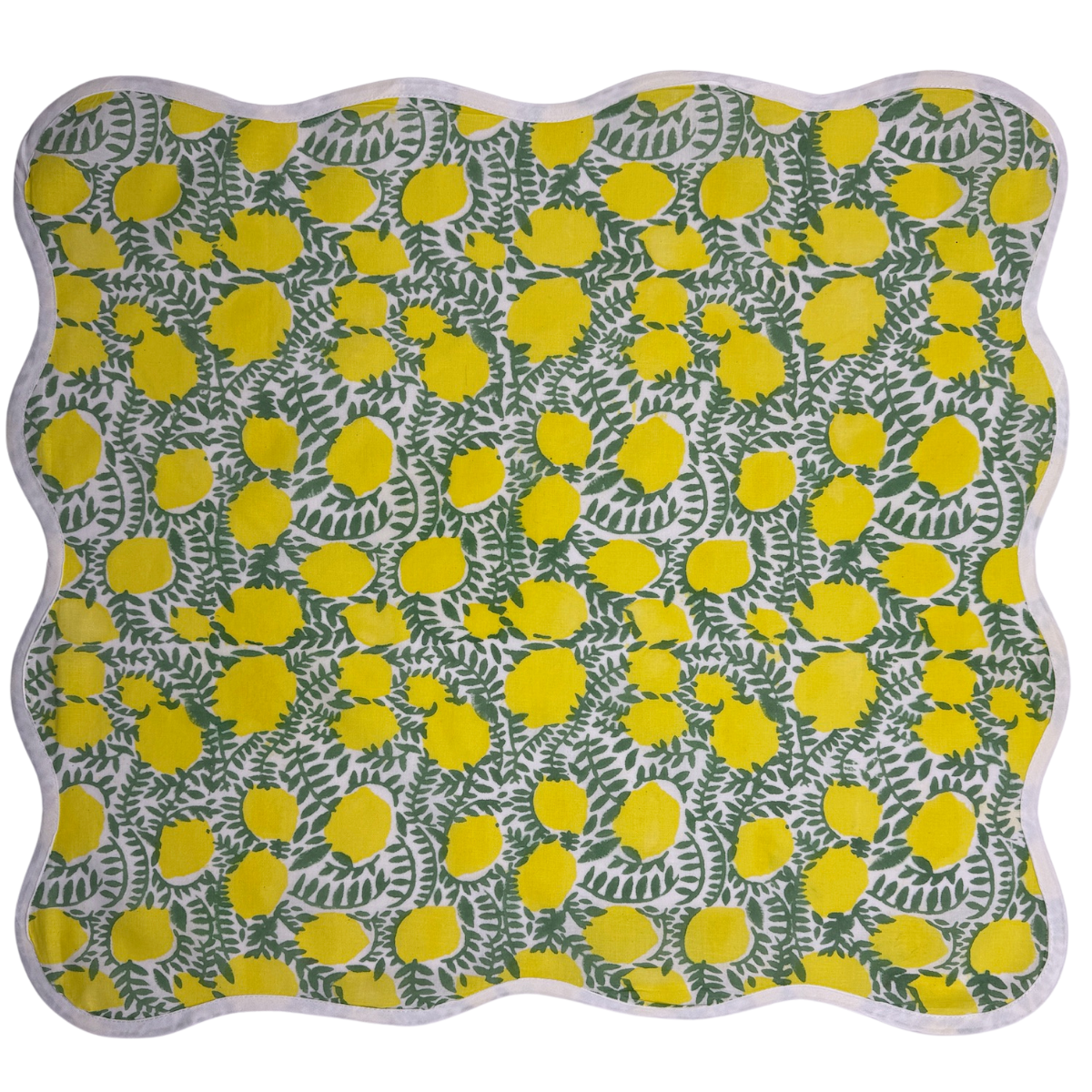 The Sorrento: Lemon Tree Table Linen - 18 x 18" Napkin Set of 4