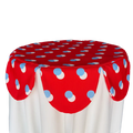 The Popsicle Red and Blue Polka Dot Cocktail Crown