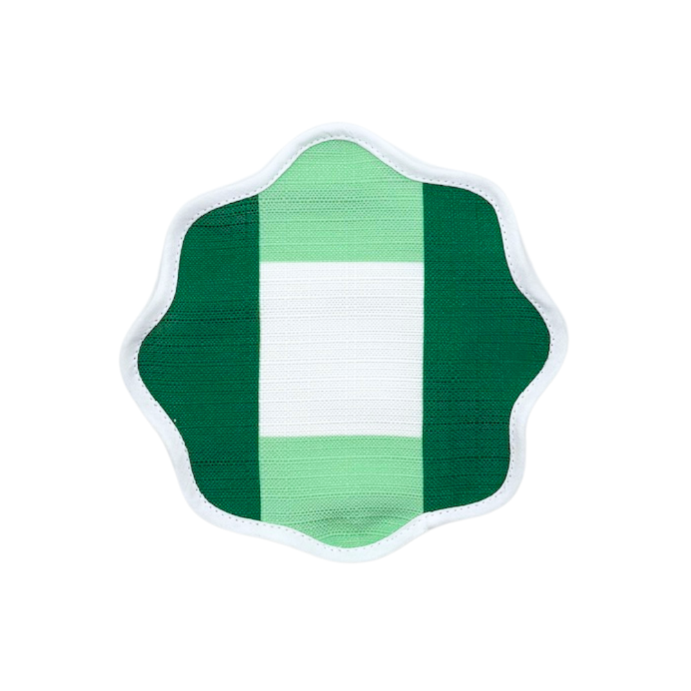 The Serrano Green Plaid Cocktail Napkin (Set of 8)