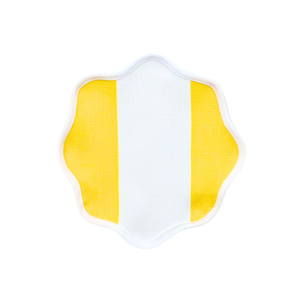 The Veronica Yellow Striped Cocktail Napkin (Set of 8)