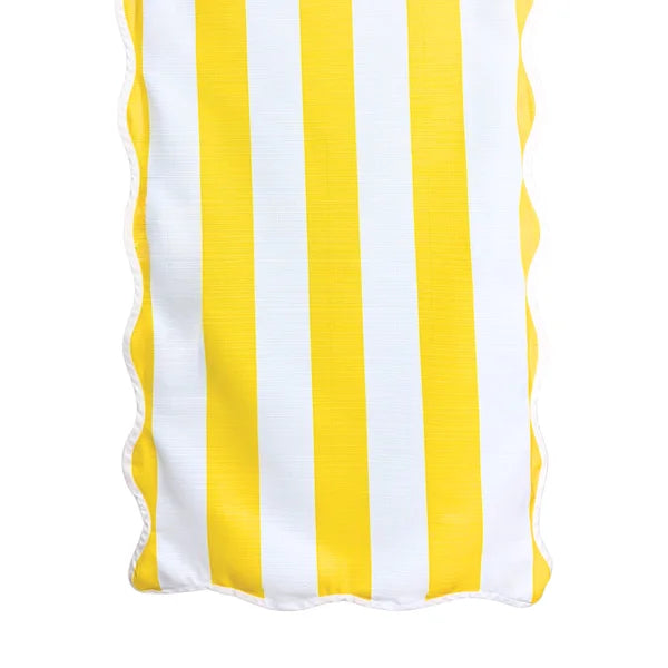 The Veronica Yellow Striped Table Runner