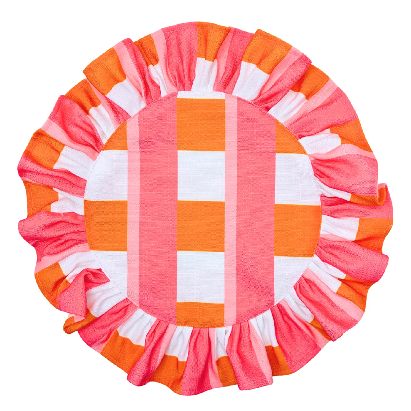 The Clementine Pink Plaid Placemat (Set of 4)