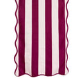The Octavia Burgundy Striped Table Runner